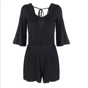 Open back romper